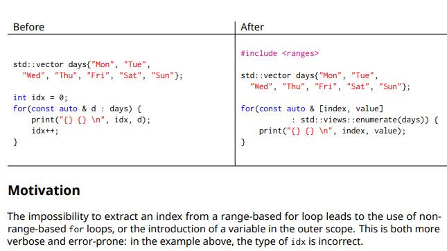 mrkkrj's tweet image. std::views::enumerate() - at last!!! - P2164R9
But why the weird name? #cpp #cpp23