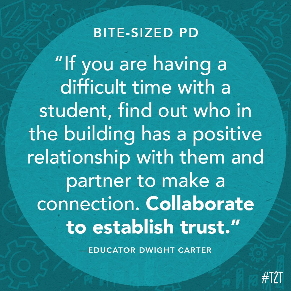 Teamwork makes the dream work. 

#BiteSizedPD, via educator <a href="/Dwight_Carter/">Dwight Carter</a>