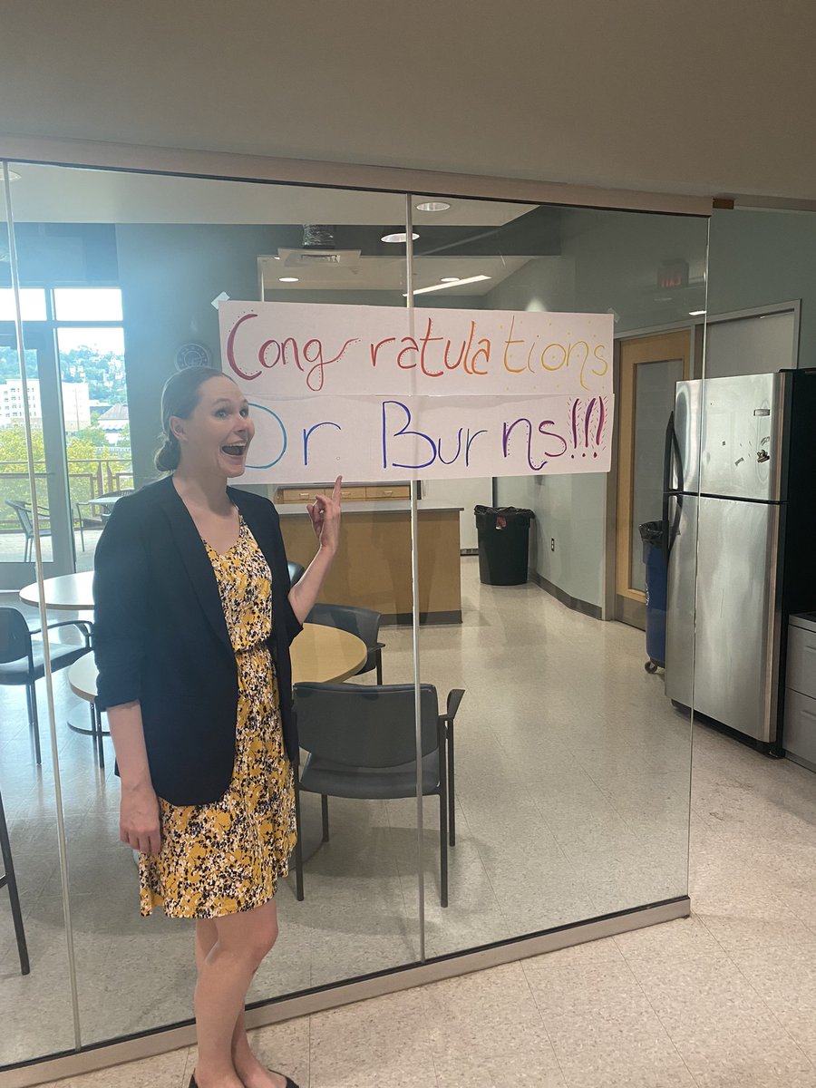 Introducing Dr. Jennifer Burns!  So proud of all she has accomplished in the lab and excited for her future.  <a href="/PittPsychiatry/">Pitt Psychiatry</a> <a href="/PittTweet/">University of Pittsburgh</a>