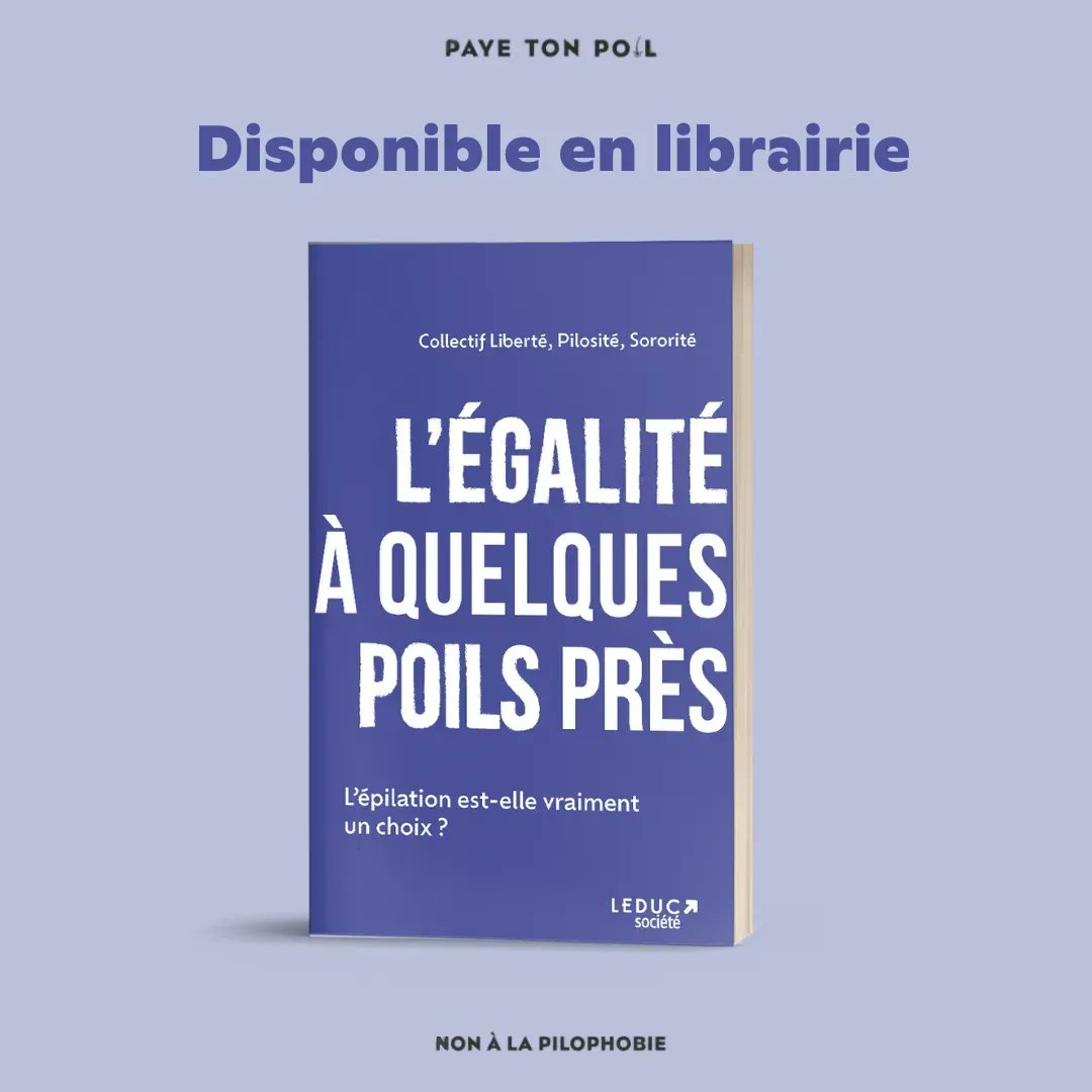 TonPoil's tweet photo. L'EGALITE A QUELQUES POILS PRES
Disponible sur le site de la Fnac et en librairie !

#epilation #pilosite #pilophobie #moncorpsmonchoix #temoignage #bodypositivity #bodyhair #poils #feminisme #emancipation #bodypositive #futureisfemale #thefutureisfeminist #bodyhairdontcare https://t.co/16ujyEKSfr