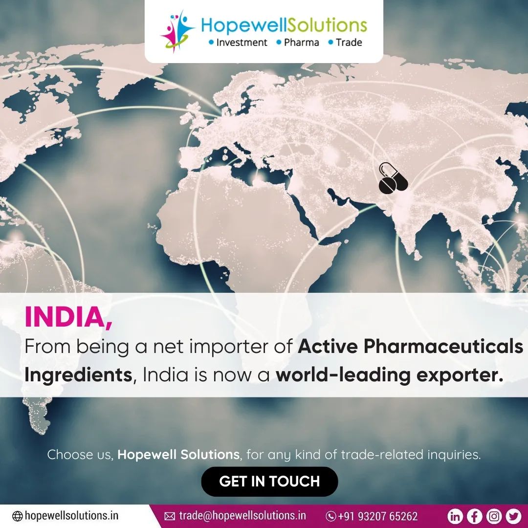 We source quality API from around the globe. Elevate your pharma business with our international API trading network.

#hopewellsolutions #trade #trading #apitrading #api #productprocurement #demandmanagement #strategicsourcing #sourcing #tradingservices #b2b