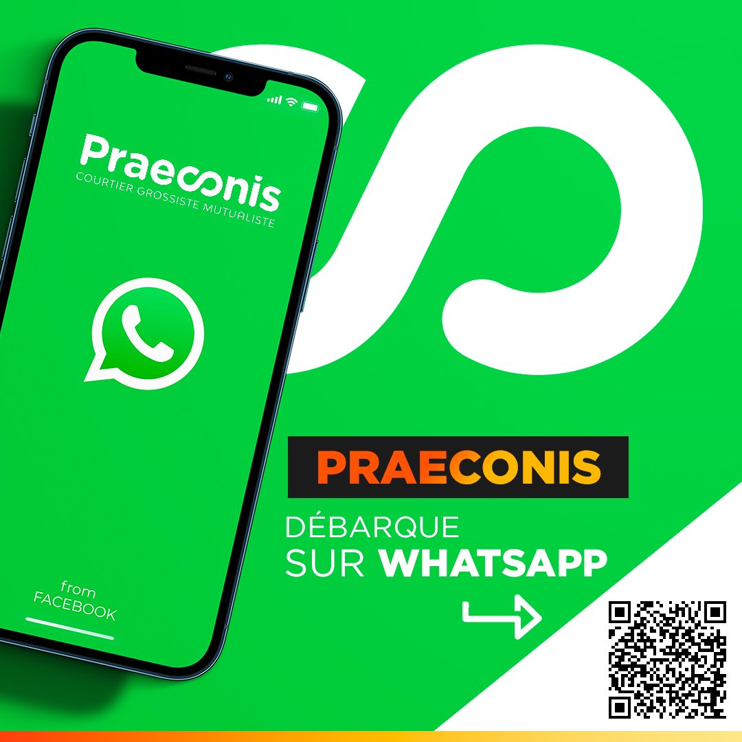 praeconis_fr's tweet photo. 🆕Bonne nouvelle, Praeconis inaugure son nouveau canal WhatsApp !
🔸Profiter d'une prise de contact immédiate et obtenez des réponses rapides, des conseils personnalisés et un suivi sur mesure💪

Comment nous contacter ?
🔹Cliquez ici https://t.co/9rZ6Xv7lNO
🔹Scannez le QRCode👇 https://t.co/ZmtBhAlnSs