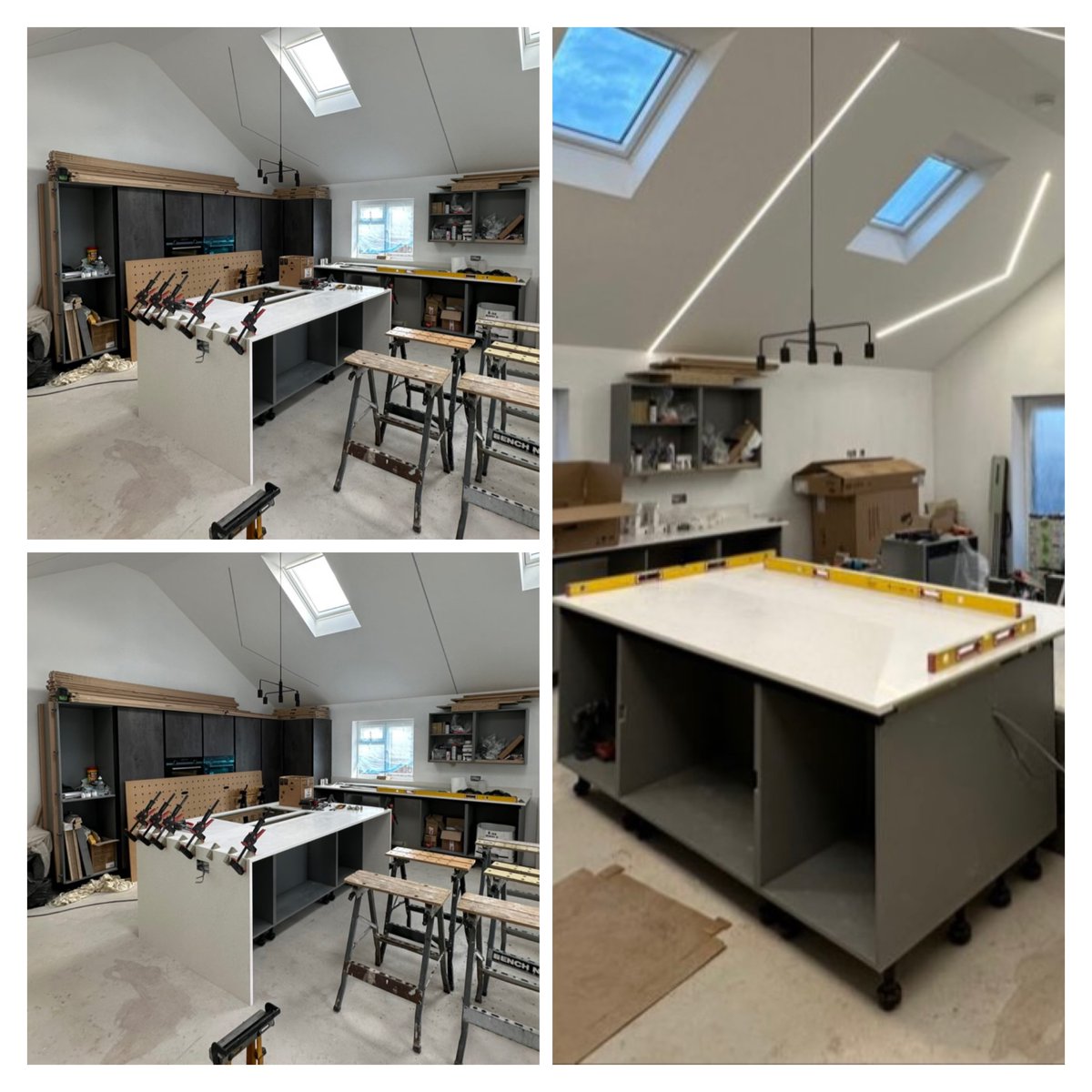 Solid surface worktop installation part of a kitchen project for @jlawcarpentry 👌
#kitchens #kitchenworktops #solidsurfaceworktops #essex