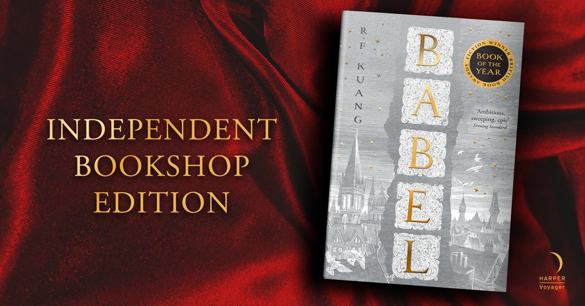 📕 Feast your eyes on our Independent Bookshop Edition of Babel 📕

Featuring some stunning gold foil that absolutely belongs on your bookshelf.