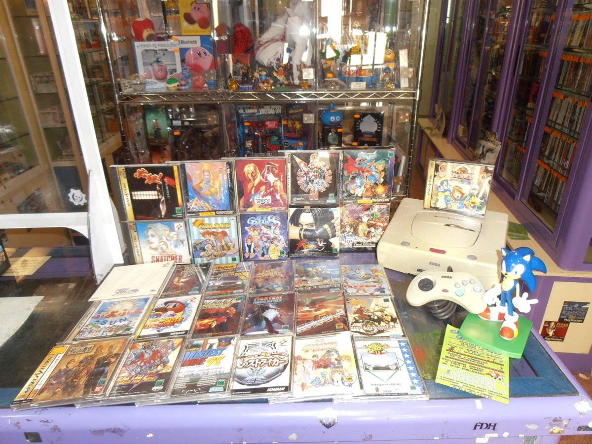 CholloGames's tweet photo. From Saturn with LOVE!!! #sega #segasaturn #konami #snatcher #kingoffighters #galspanic #hissatsu #capcom #streetfighter #arcade #panzerdragoon #chollogames #retrogames #retrogamestore #videogamestore #videogaming Todos nuestros productos disponibles en https://t.co/fsJwCHHIUC https://t.co/lUL21CxzxG
