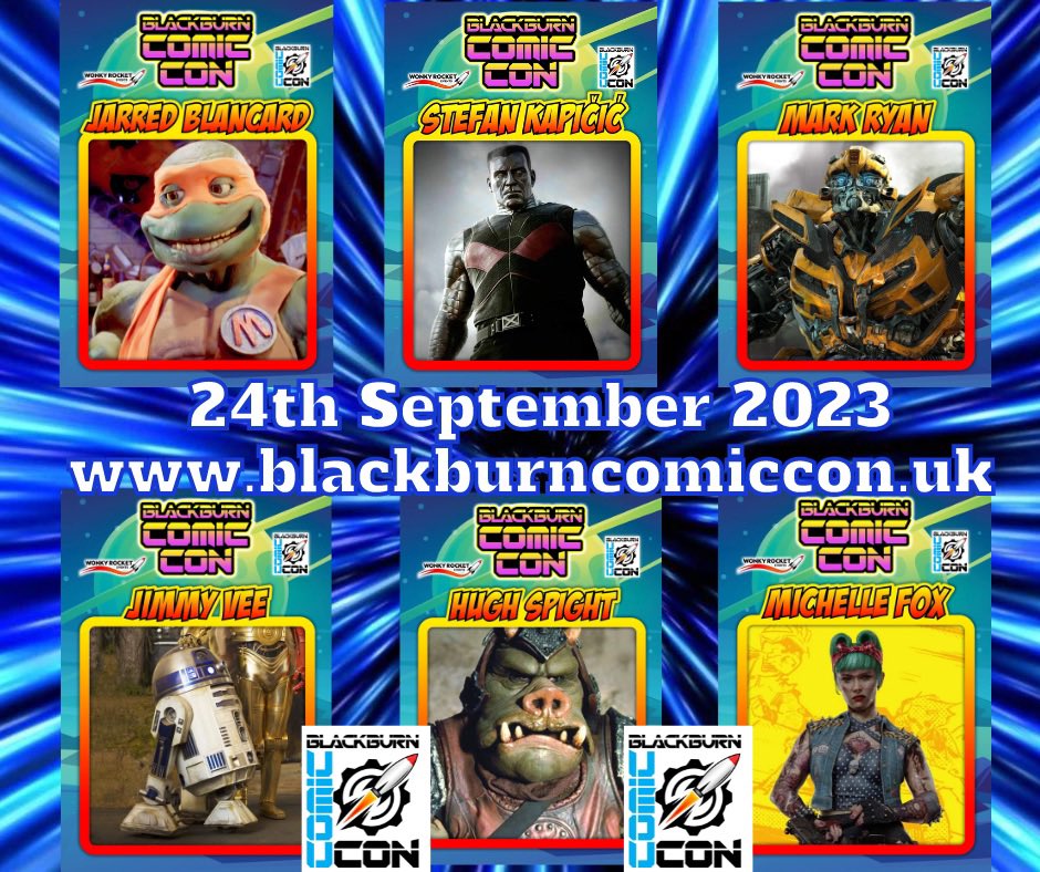 Comic Con blues? Missing the geeky fun? It may be time for a trip to Blackburn!
blackburncomiccon.uk