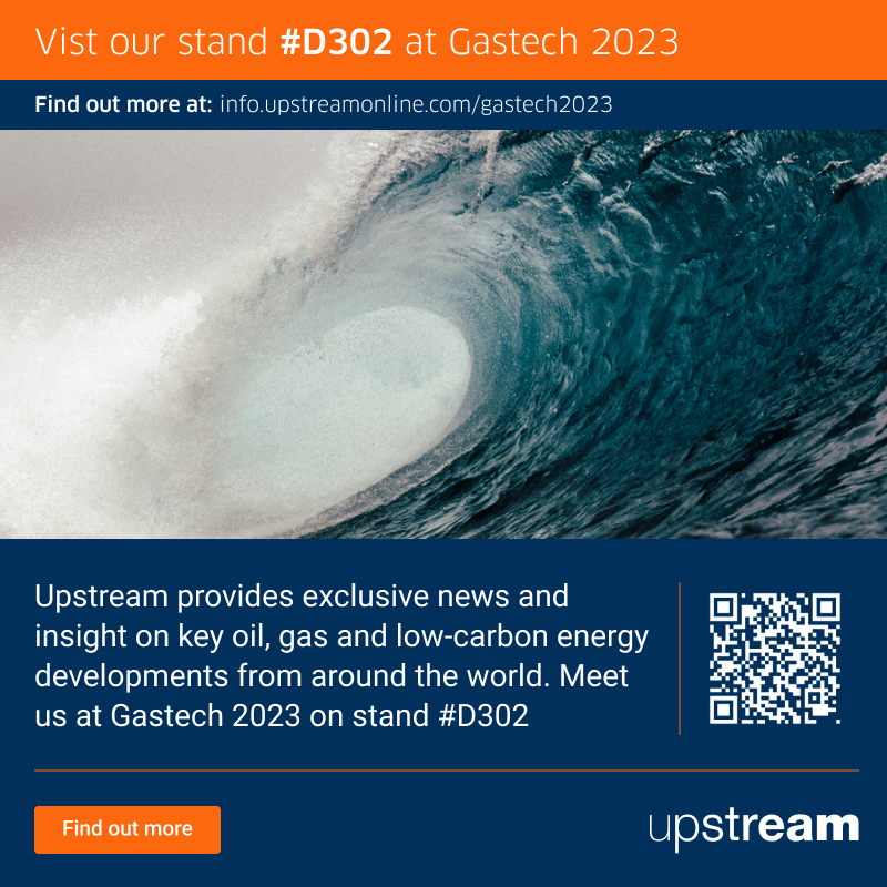 UpstreamOnline's tweet photo. In a world awash with information, Upstream helps readers filter out the noise and zero in on what matters in the international energy industry. As such, Upstream is exhibiting at Gastech 2023 on stand #D302.

https://t.co/EskT9gFUXw

#Upstream #EnergyNews #Gastech https://t.co/qbL3pSE2Q3