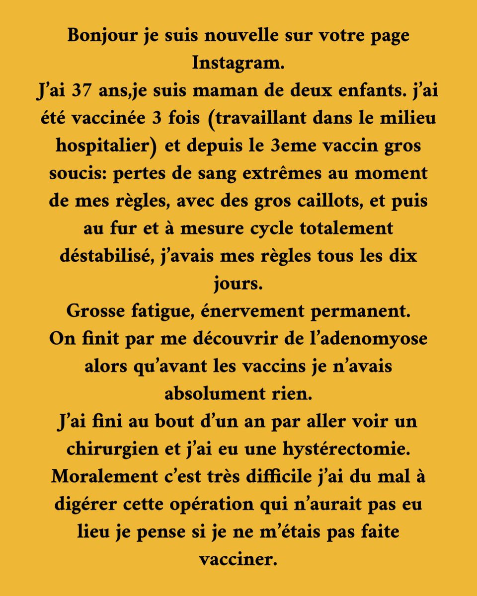 ouestmoncycle's tweet photo. Témoignage 558 
 Merci beaucoup pour ton témoignage!  recensement cas d’effets secondaires sur le cycle menstruel/fertilité  qui pourraient ê liés à la V, osons parler! #ouestmoncycle
#dereglementhormonal #soutien #effetssecondaires #realnotrare https://t.co/IeoPUk2fmJ