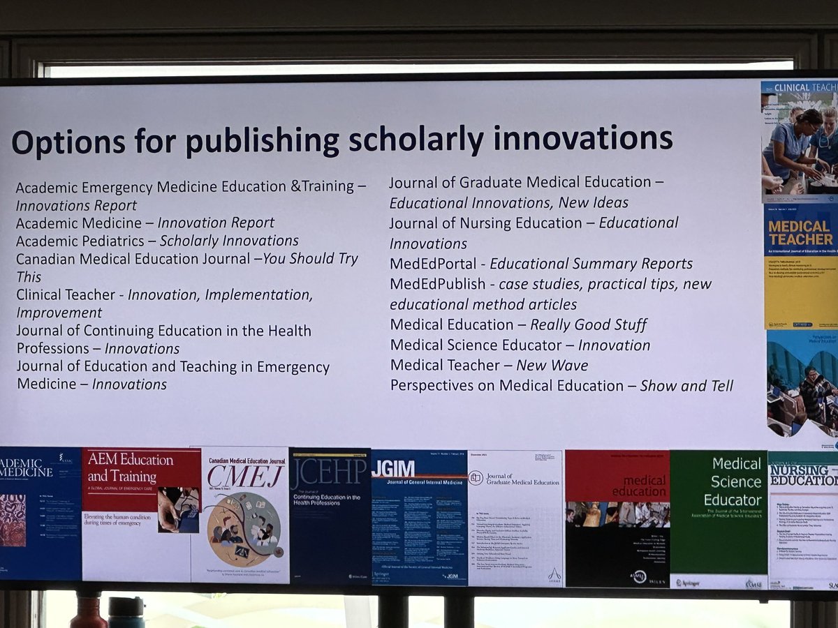 Options for publishing #scholarly #innovations Bridget O’ Brien #AMEE2023