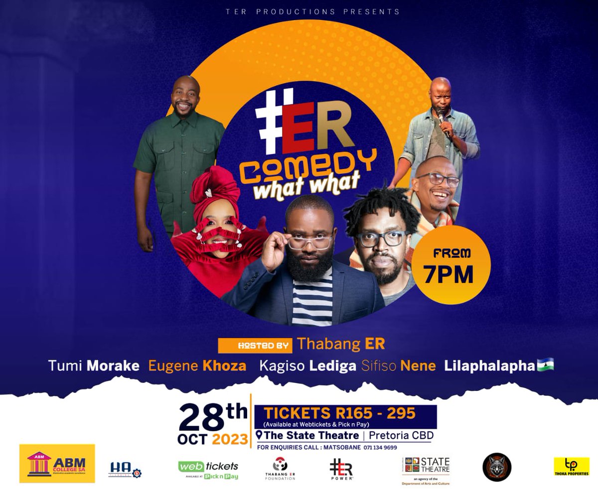 MduduziAmos's tweet photo. 28 Oct 2023 - The South African State Theatre, Pta- 7pm.🚨🚨 EarlyBird Tickets @ Webtickets &amp; PicknPay, #EFFPresser #Malema #juliusMalema #Mbalula #mbaks #macg #PodcastAndChill #EFF #SkeemSaam #winkyD winky D #santaco #DrNandipha #ThaboBester #ActionSA #PhalaPhalaFarm #bonisile https://t.co/wSoIqSsVQb