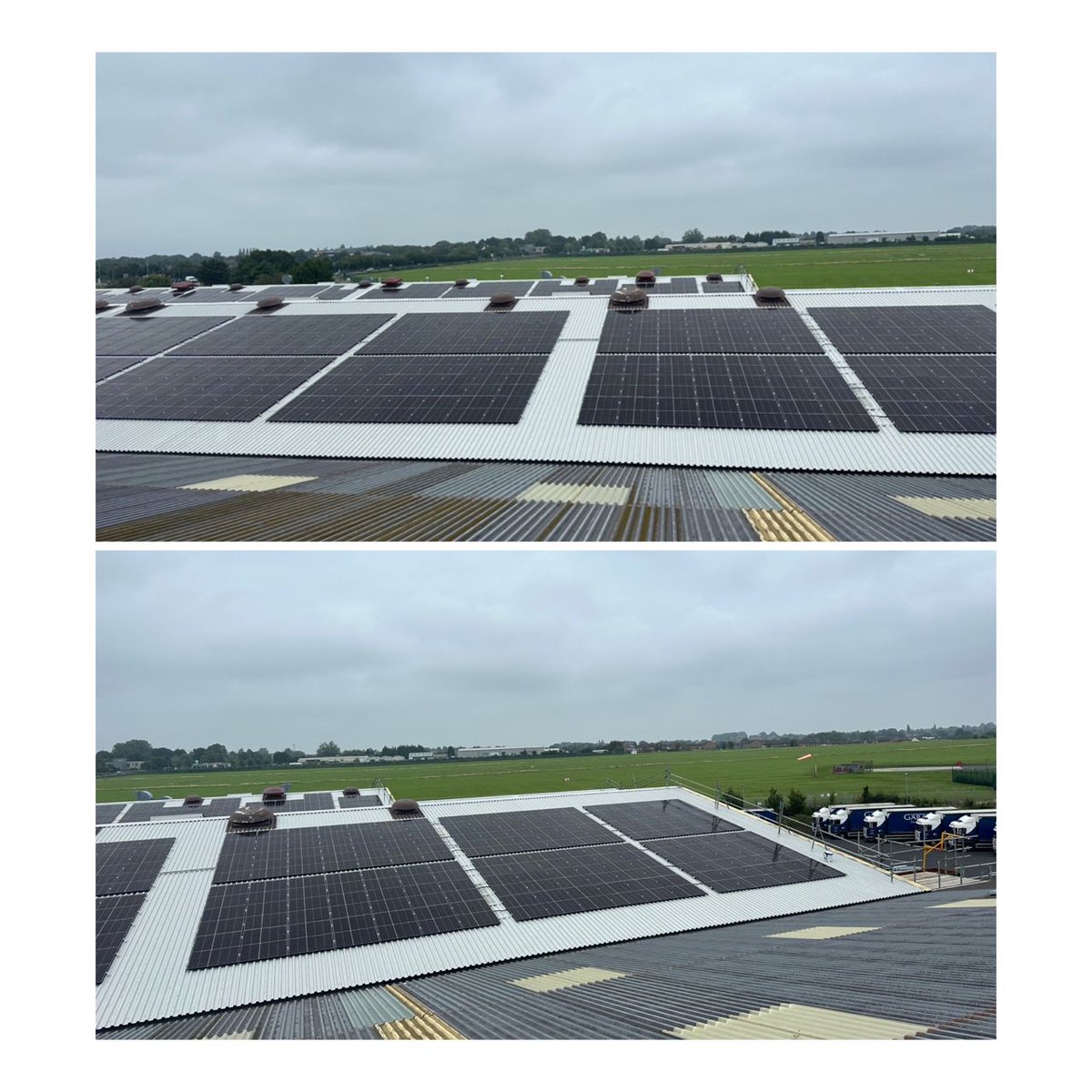 AmxEnergy's tweet photo. 671kw finished up this month in Yeovil. This garage door manufacturer is reducing their grid reliance by 42%.

📍 Yeovil
☀ Perfect Sense Energy
🌍 172 tonnes of CO2 savings per year.

#solar #solarpanels #renewableenergy https://t.co/Ya7ZvxOwB3