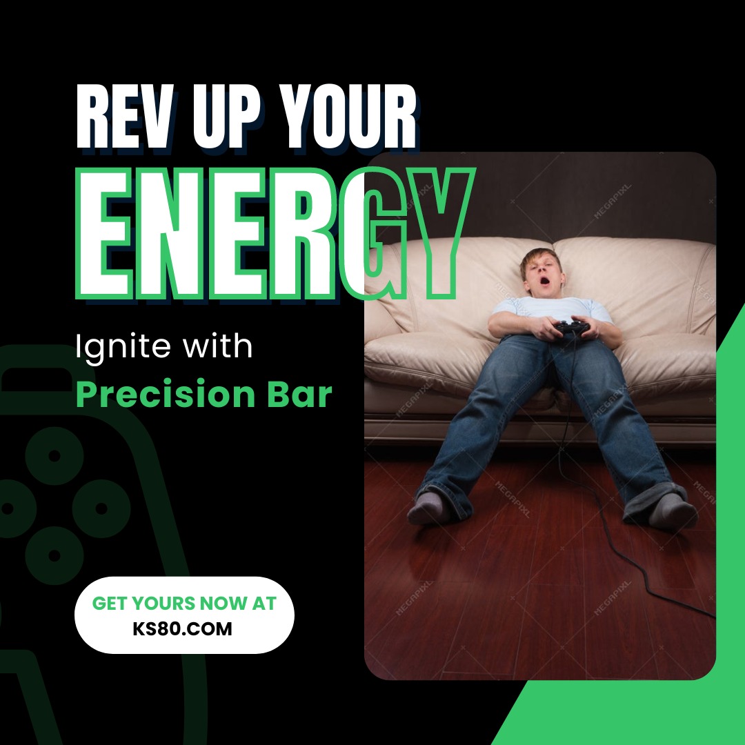 Rev up your energy and ignite your gaming prowess with the Precision Bar! Unleash the ultimate gaming experience now at KS80.com.
.
.
#PrecisionGaming #RevUpYourEnergy #GamingIgnited #ElevateYourGame #PrecisionBar #GamingPowerhouse #GameOnFire #UnleashTheBeast