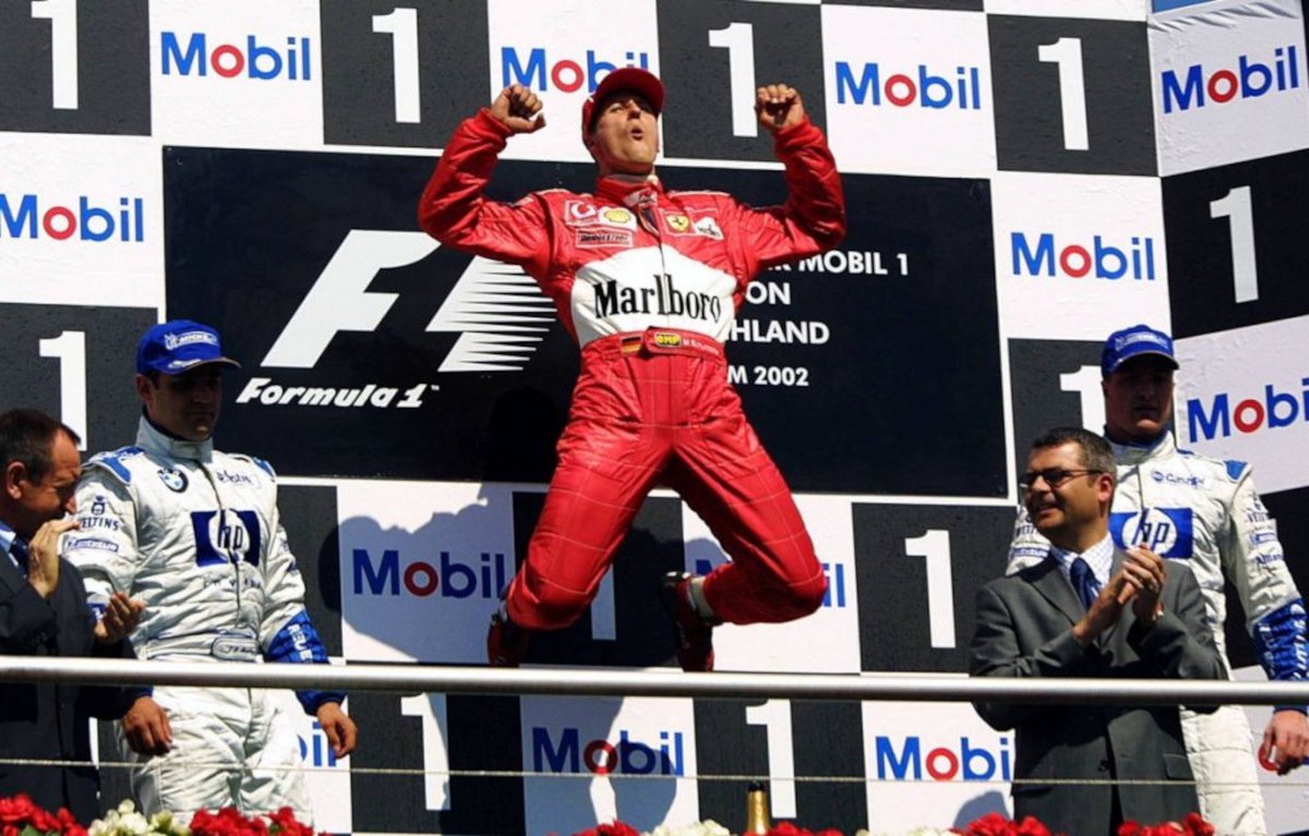 ThaLoneWolf504's tweet photo. @F1 @schumacher @ScuderiaFerrari My boy Schumi!!! ๐๐ป #TheMaestro #TheGOAT #KeepingfightingMichael #MSC1 x 7 ๐๏ธ๐ฉ๐ช๐๐๐๐๐๐๐ #F1King ๐ #TheGreat #MichaelSchumacher https://t.co/3Xoylx3G93