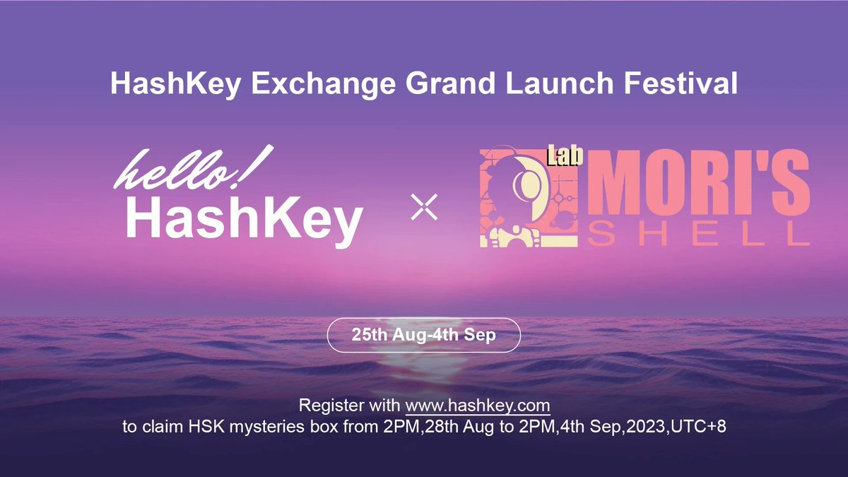 TaskOn Campaigns🤳 (@taskoncampaigns) on Twitter photo 🥳<a href="/MorisShell/">Mori's Shell - A Web3 AI Training Lab 🎮</a> x <a href="/HelloHashKey/">Hello! HashKey</a> joint #giveaway to celebrate HashKey Exchange Grand Launch!
🎁 Get 20 Mori's Shell Game Keys and Mori Star Role now👉taskon.xyz/campaign/detai…
⏰ 25th Aug - 4th Sept
👏Don't miss out on this opportunity to win awesome #rewards!
#Airdrop 🥳<a href="/MorisShell/">Mori's Shell - A Web3 AI Training Lab 🎮</a> x <a href="/HelloHashKey/">Hello! HashKey</a> joint #giveaway to celebrate HashKey Exchange Grand Launch!
🎁 Get 20 Mori's Shell Game Keys and Mori Star Role now👉taskon.xyz/campaign/detai…
⏰ 25th Aug - 4th Sept
👏Don't miss out on this opportunity to win awesome #rewards!
#Airdrop
