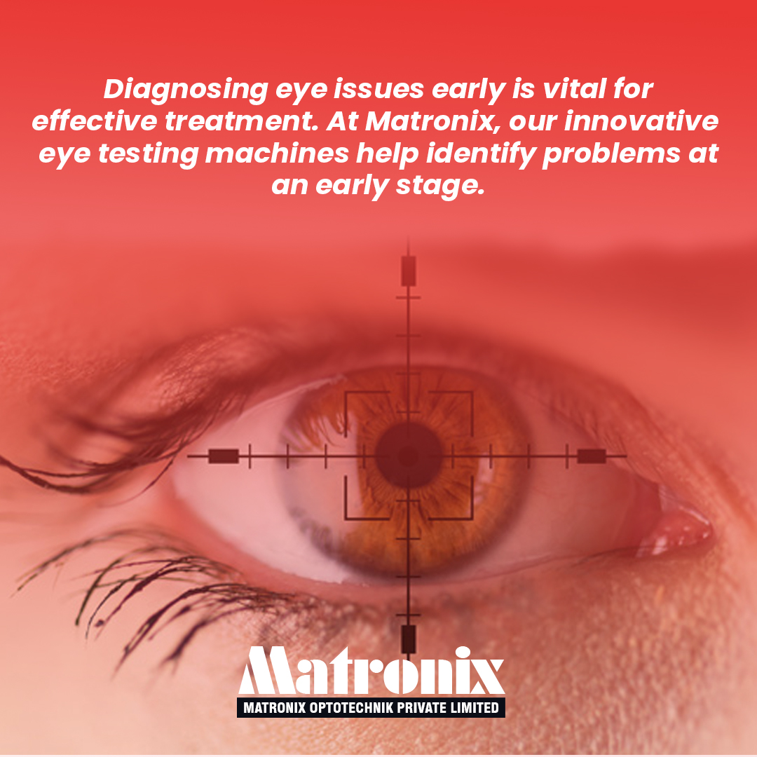 matronix_in's tweet photo. Diagnosing eye issues early is vital for effective treatment. At Matronix, our innovative eye testing machines help identify problems at an early stage. Take charge of your eye health today! #EarlyDiagnosis #Matronix #EyeTesting #HealthyVision #matronixindia #matronix  #optometry https://t.co/5vUEOWZxIT