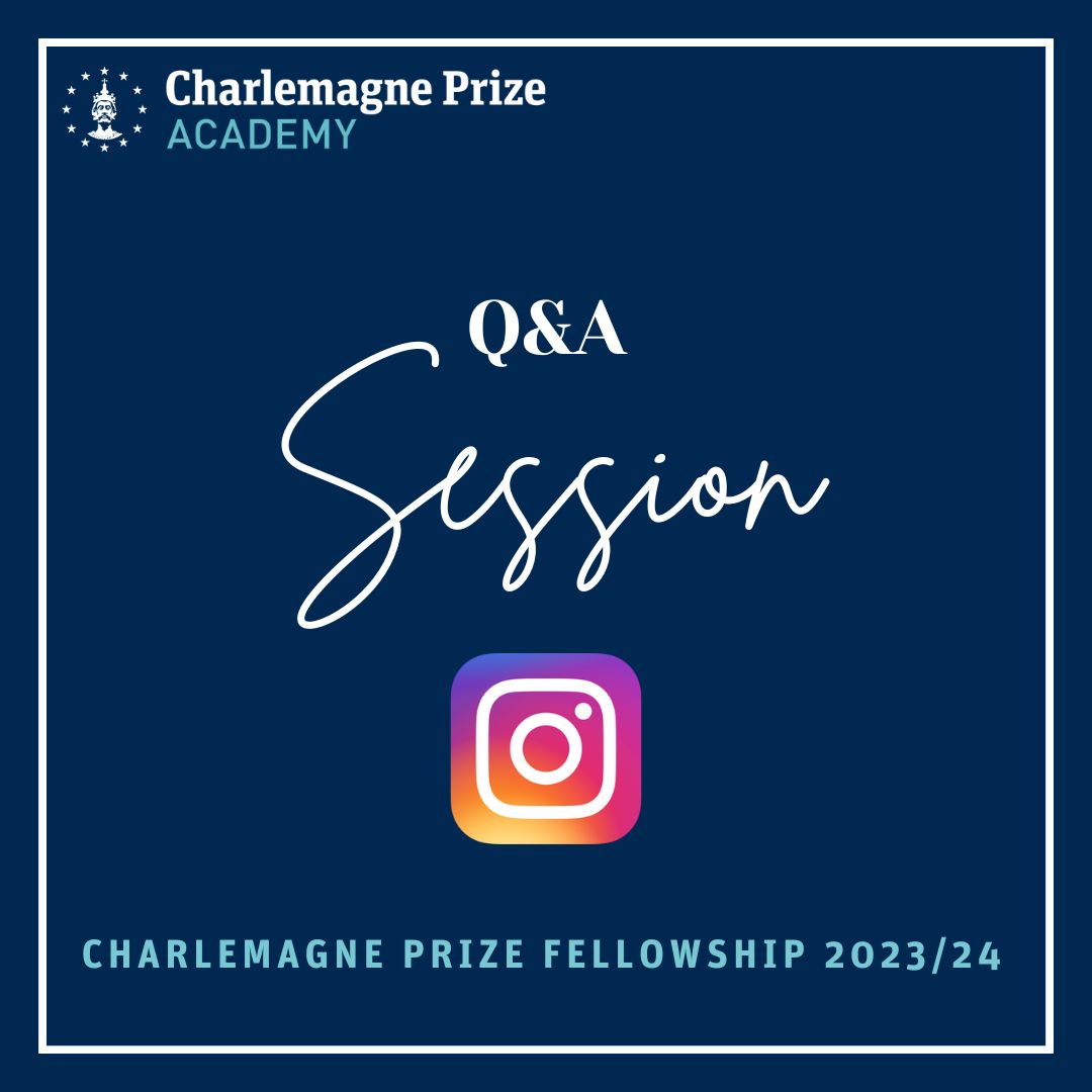 4⃣ DAYS LEFT TO APPLY! ❓ Do you have any last-minute questions about the Charlemagne Prize Fellowship 2023/24? #CPAcademy #CPFellow 💡Join our Q&A session on Instagram (Stories) or post your question below! instagram.com/karlspreis_ac/