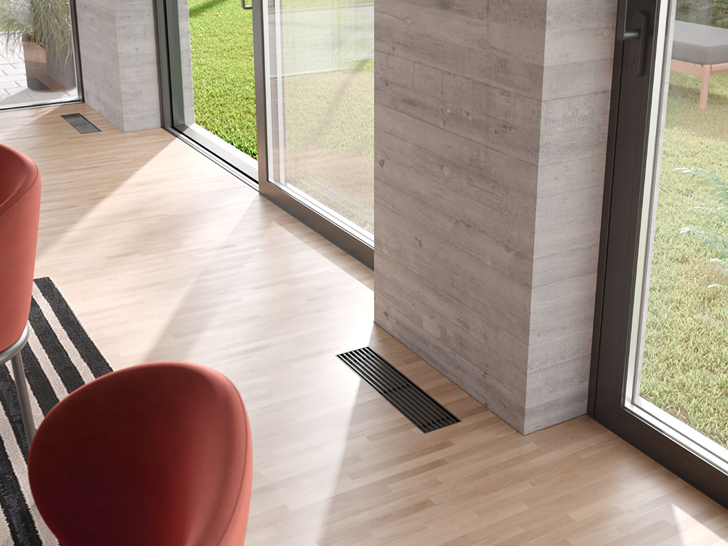 Unsere ästhetische Lösung für die zentrale Wohnraumlüftung: die x-well Design-Bodenluftauslässe. 👌😎
Sie sind mit dem Boden bündig und passen perfekt in jeden Wohnraum. Erhältlich als Roll- oder Linearrost in verschiedenen Ausführungen. 
Mehr Infos: is.gd/AjCXrB
