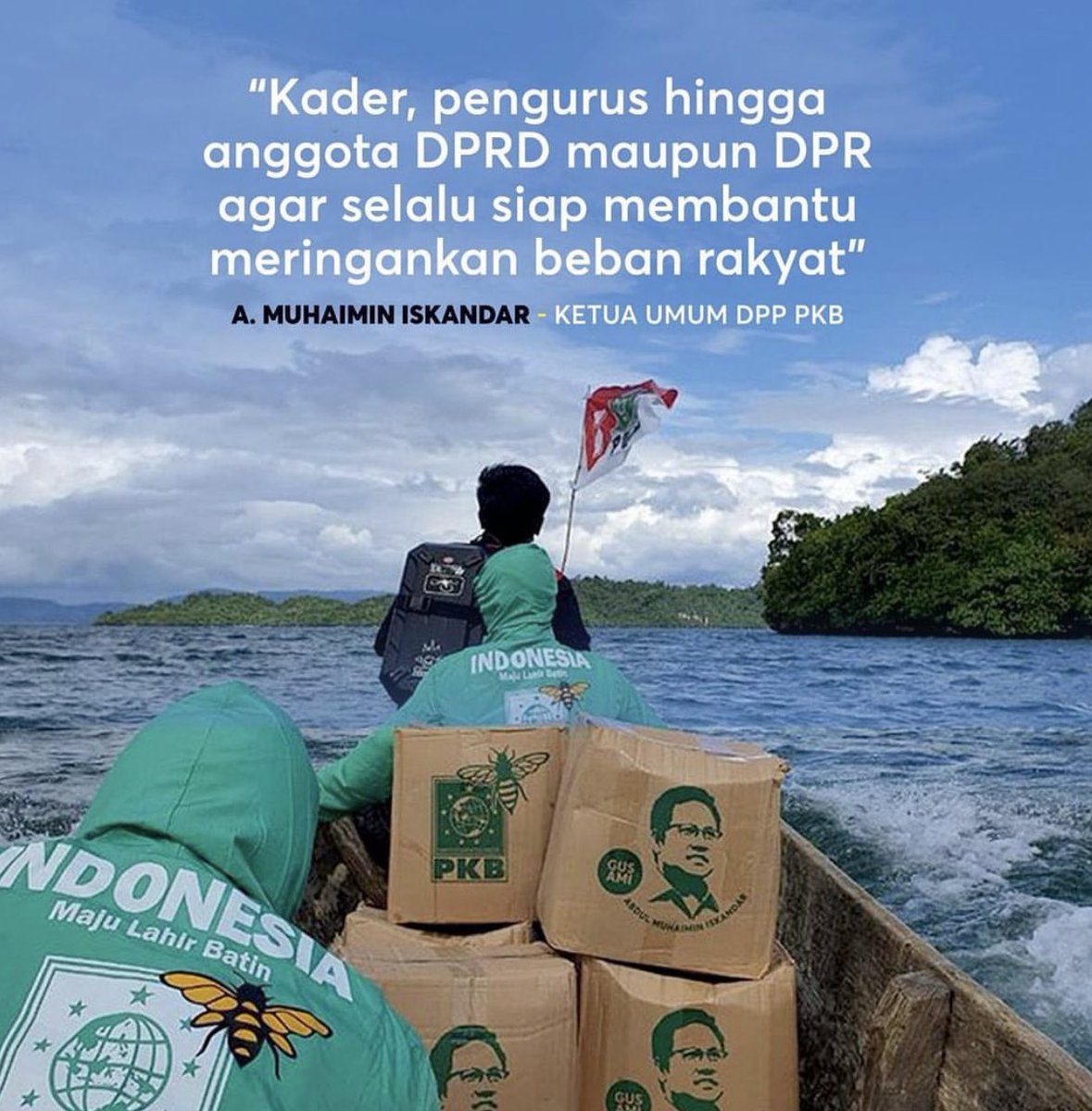 Berpolitik untuk mensejahterakan rakyat. Pemimpin yang amanah seperti Gus <a href="/cakimiNOW/">A Muhaimin Iskandar</a> paham kesejahteraan rakyat harus diprioritaskan. 

#PKBsatukanUmat
#GusIminPKBsatu