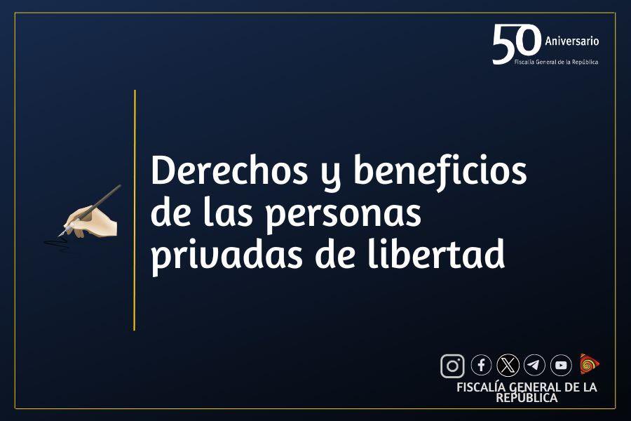 ✍️ Sobre los derechos y beneficios de las personas privadas de libertad, aborda el artículo que hoy le proponemos consultar desde nuestra web 👇

🔗 fgr.gob.cu/noticias/derec…

#FGREn50Aniversario