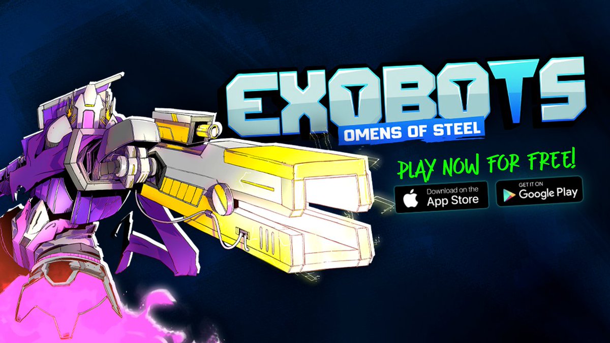 Experience #Exobots to the fullest with 4 distinct game modes, an easily customizable squad, diverse items, exciting gacha mechanics, and the option for in-game upgrades! 🤖

PlayStore: play.google.com/store/apps/det…
AppStore: apps.apple.com/app/exobots/id…
Windows: launcher.elixir.app/games/exobots