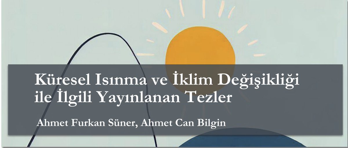 Bültenimizin 7. sayısında Süner ve Bilgin, bu sayıda Küresel Isınma-İklim Değişikliği konusundaki tezleri ele alıyorlar, bu tezlerden örnekler sunuyorlar. 🌸Keyifli okumalar 🌸Link: hasuder.org/Bultenler/Down…