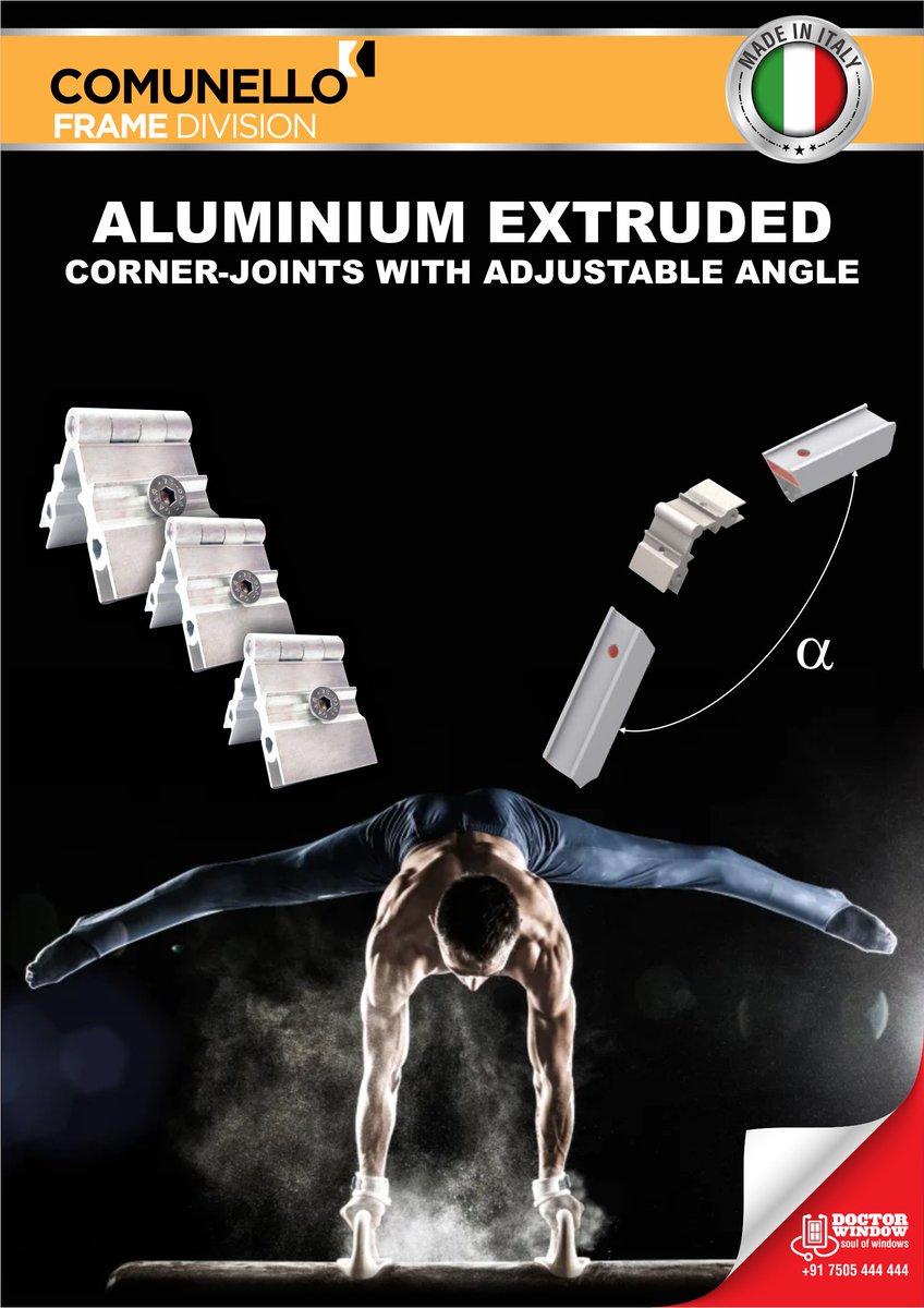 DOCTORWINDOW_IN's tweet image. 𝗡𝗼𝘁𝗵𝗶𝗻𝗴 𝗶𝘀 𝗶𝗺𝗽𝗼𝘀𝘀𝗶𝗯𝗹𝗲 𝗰𝗼𝗻𝗻𝗲𝗰𝘁 𝘁𝗵𝗲 𝗶𝗺𝗽𝗼𝘀𝘀𝗶𝗯𝗹𝗲 𝘄𝗶𝘁𝗵 𝗔𝗲𝘀𝘁𝗵𝗲𝘁𝗶𝗰𝘀. 💯

#cornercleats #cleats #cornerjoints #frameworks #italy #comunello #aluminiumwindows #aluminium #aluminiumdoors #india #aluminiumprofile #joints #solution #frames