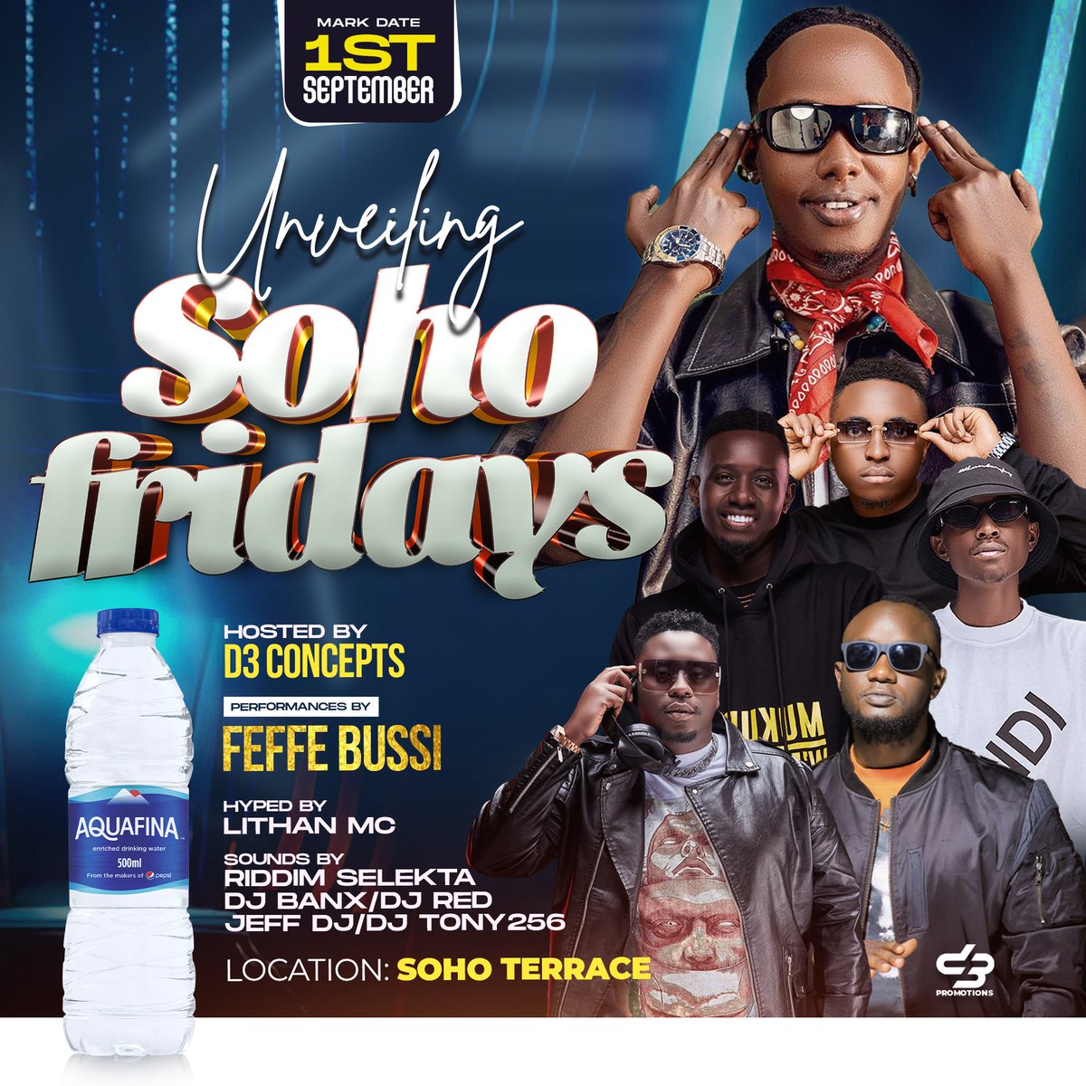 Unvailing SOHO FRIDAYS come this this Friday 1st we blazin like never before
Hosted by ; @delyderric 
Hyped by; @Lithan_Mc1 
Sounds by; @DeRiddimselekta @DJBanx @DJRed @JeffDJtheguy