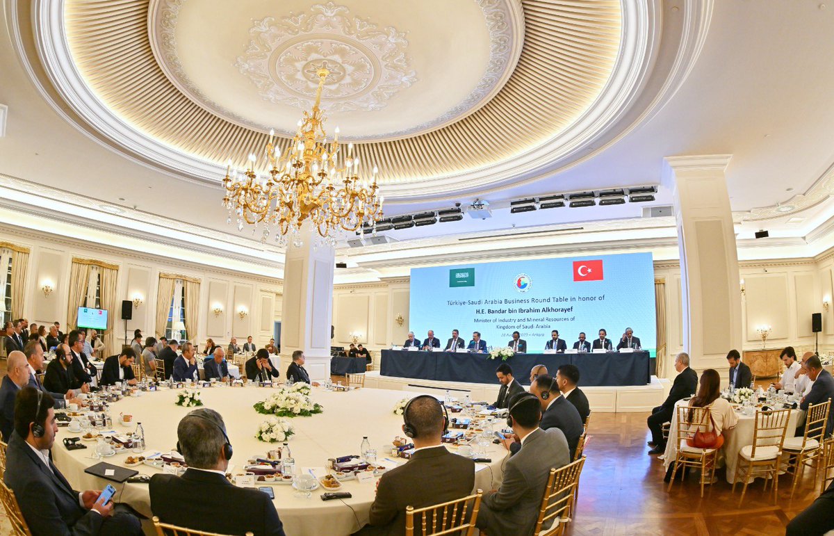 Türkiye – Suudi Arabistan Yuvarlak Masa Toplantısı, 28 Ağustos 2023 tarihinde Suudi Arabistan Sanayi ve Maden Kaynakları Bakanı Bandar bin Ibrahim Alkhorayef ve Bakanlık yetkililerinin katılımı ile TOBB ev sahipliğinde yapıldı.