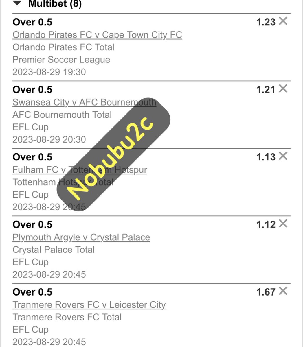 Nobuhle2C's tweet image. X55878709 #6odds #betwaycode