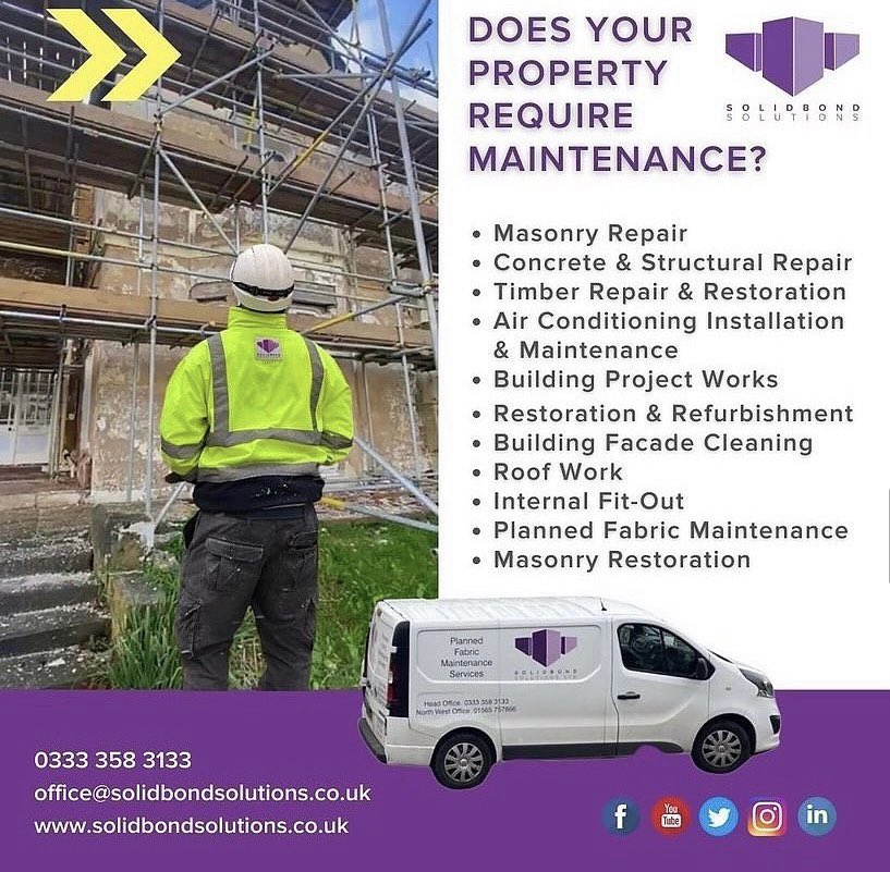 SolidBondSLtd's tweet photo. Don’t neglect your property.
✅ We are here to help and offer a solution to your problem. 
Call to discuss.
📞 0333 358 3133
Or email:  office@solidbondsolutions.co.uk https://t.co/eJS0FRcIkd