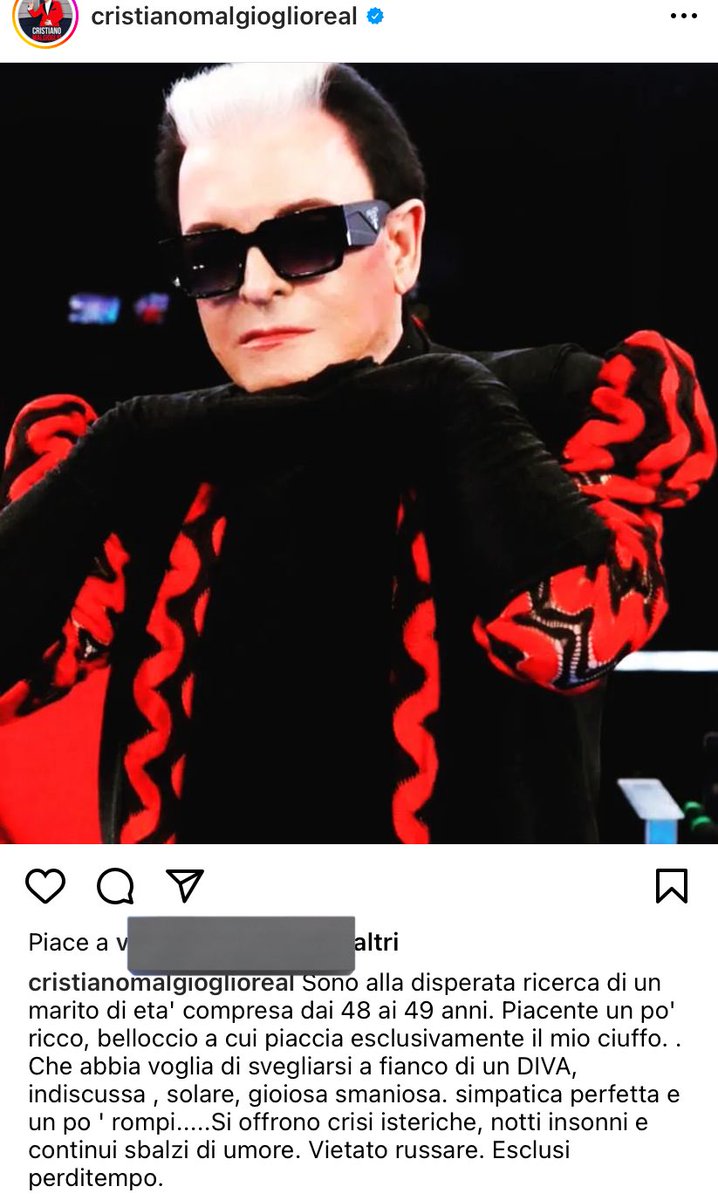 deadpoetstan's tweet image. e dopo Arisa anche malgioglio cerca marito 

STO CREPANDOO