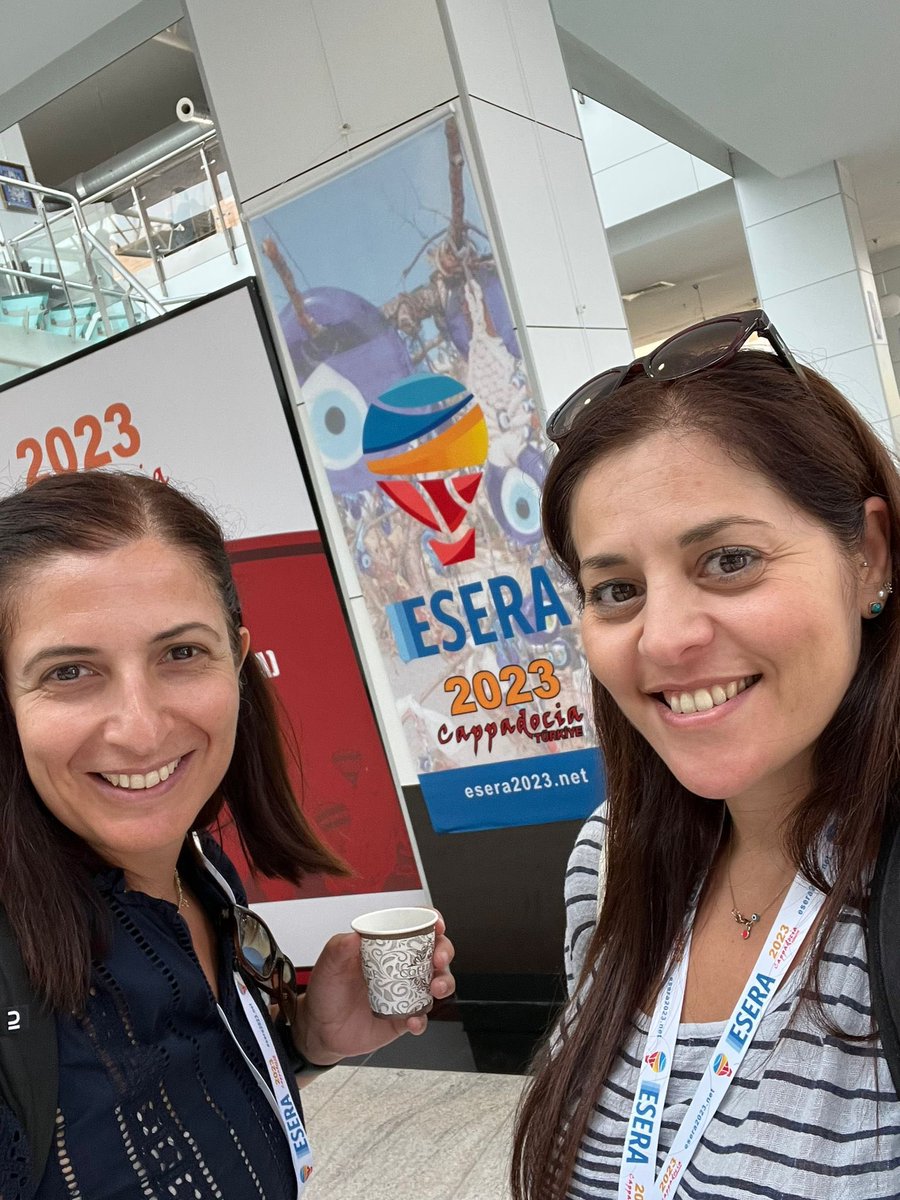 We made it to #esera2023 and enjoying science ed research discussions @ChrAndri