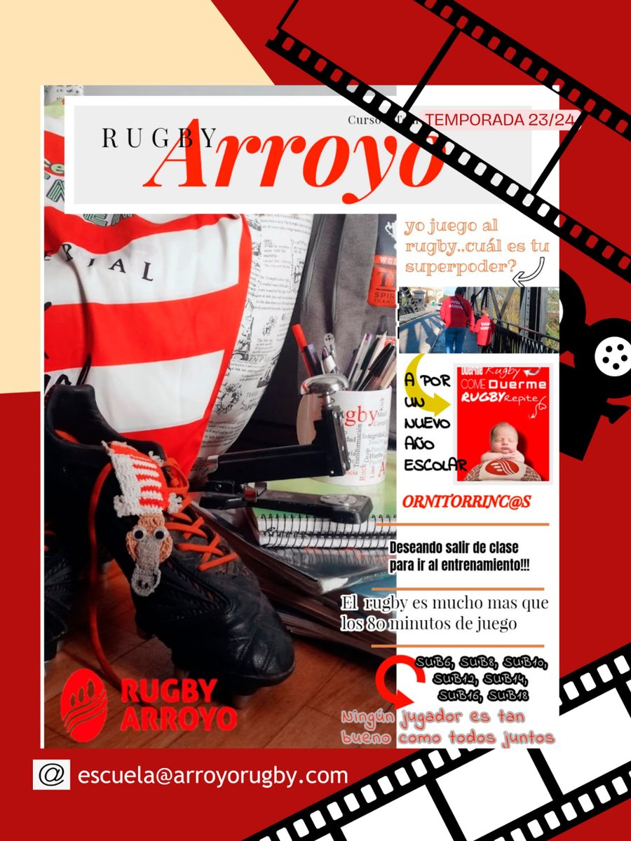 RugbyArroyo's tweet photo. ¡Ya estamos preparados!, en unos días comienza el curso de la escuela, la escuela del Club de Rugby Arroyo.
#orgulloornitorrinco #trabajotrabajoytrabajo #redside #rugby #rugbyvalladolid #robarestafeo
#auauau #yotarzantuchita https://t.co/00fzC5HlTZ