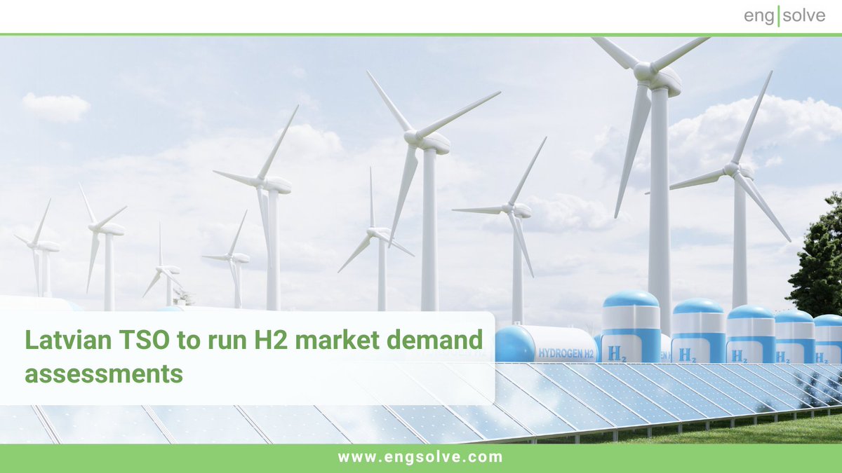 Latvian transmission system operator Conexus announced on 3 August that it will conduct a non-binding market study on hydrogen infrastructure to establish the potential for hydrogen demand, production, transmission, &amp; storage in the country.

Learn more: hydrogeneurope.eu/latvian-tso-to…