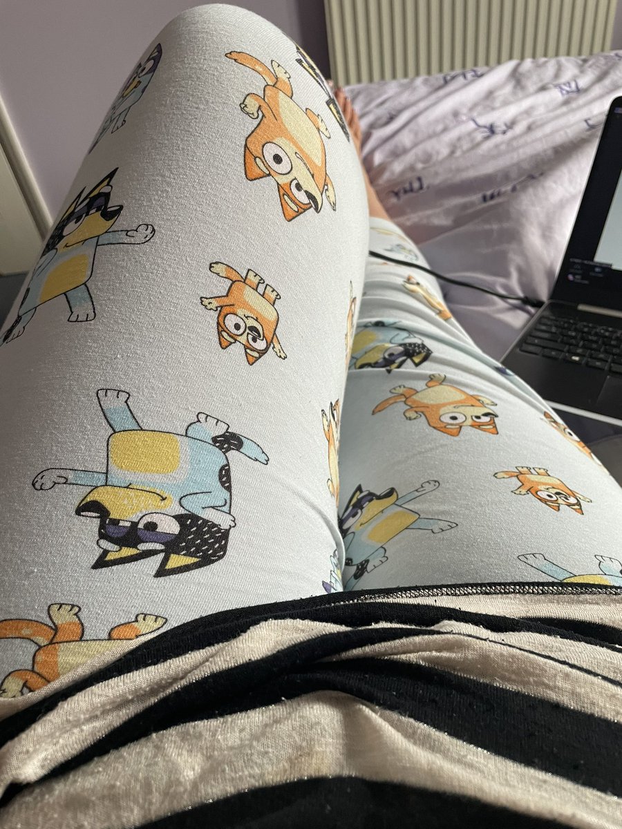 Thank goodness no one saw my bottom half during the Zoom call I had first thing 🙈 #ZoomMeeting