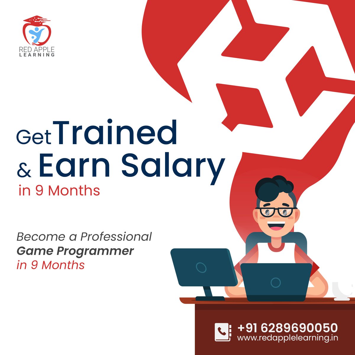 redapplekolkata's tweet image. Be a part of the Gaming Industry, create and explore the gaming world by upgrading your skills with our game development course. ✔
👉 For Admission: redapplelearning.in or call: 6289690050
#gamingindustry #gamedevelopmentcourse #gamedesigningcourse #redapplelearning