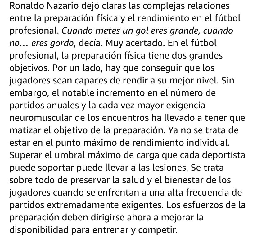 Sobre la preparación física en el fútbol actual ⚽️🏋🏽‍♀️