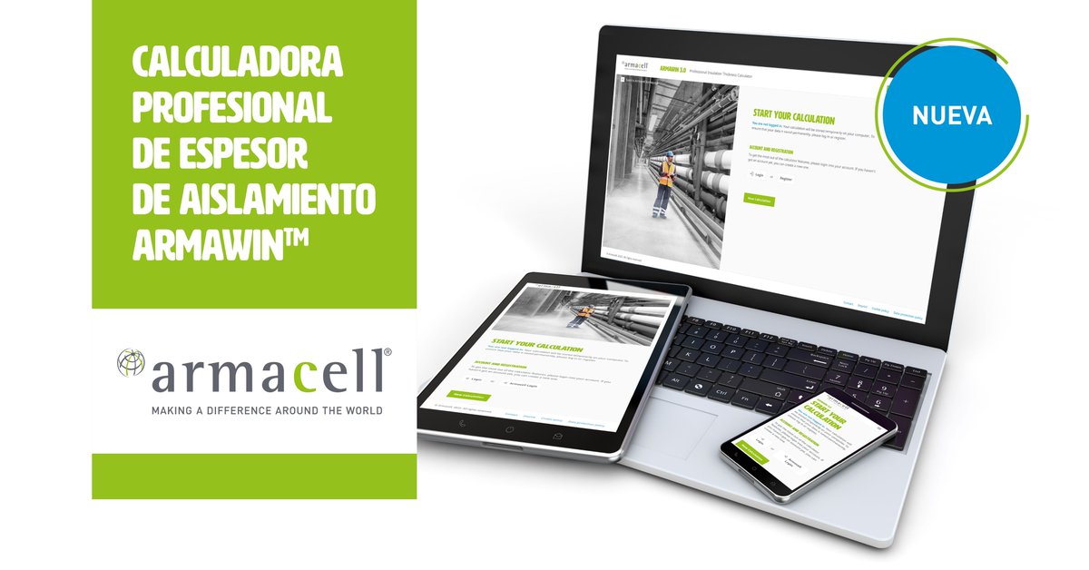 Hemos renovado nuestra #calculadoradeaislamiento técnico para aplicaciones de refrigeración/aire acondicionado y sanitarias/calefacción. 

➡️Pruébelo y planifique su proyecto de aislamiento técnico de forma profesional y rápida: local.armacell.com/es/armacell-sp…

#ahorroenergetico