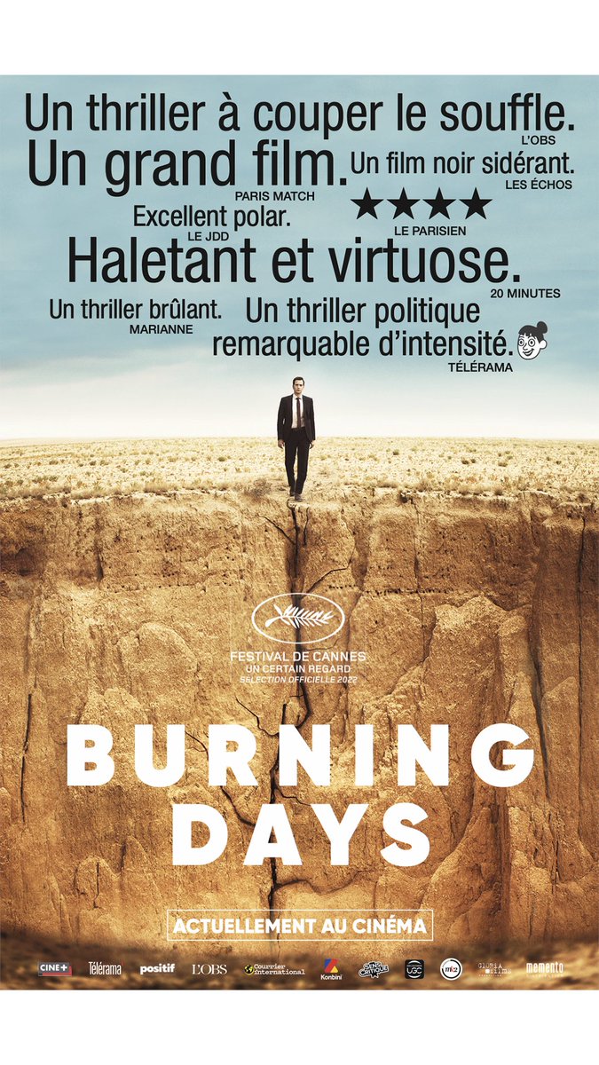 🖊Retour élogieux de la presse pour ce thriller politique coup de poing d’Emin Alper.
Un film qui s’attaque avec vigueur à la corruption et au conservatisme de la Turquie.
>BURNING DAYS : Ce soir à 20H, En Exclusivité, en V.O.
#artetessai
#valenciennes #valenciennois