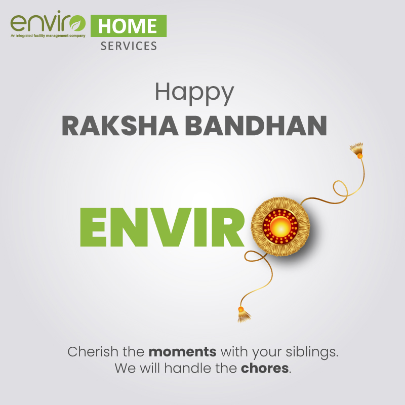 As #Siblings tie the knot of #Love, we’re here to tie the loose ends of #Services in your #Home. #HappyRakshaBandhan!

#RakshaBandhan #RakshaBandhan2023 #Rakhi #Rakhi2023 #UnbreakableBond #Unbreakable #Bond #Commitment #BrotherAndSisterLove #EnviroHomeServices #EHS #EHSApp