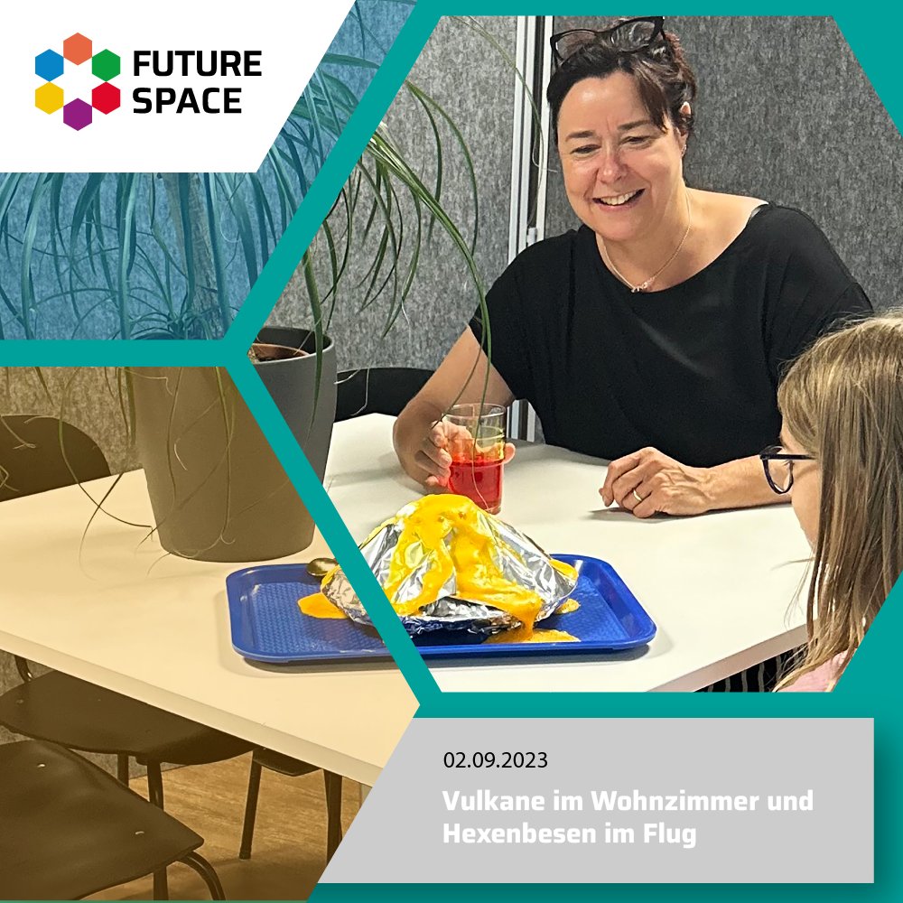 FutureSpace_KS's tweet photo. Wolltest Du schon immer mal einen Vulkanausbruch im Wohnzimmer, oder die magische Wasserbombe erleben? Diese und andere Phänomene kannst Du am Kasseler Kindertag am Samstag, 2. September, von 10 bis 18 Uhr im Future Space in der Wilhelmsstraße 2 erleben. 
Für Kinder von 6 - 14 J. https://t.co/8zoBoLn82o