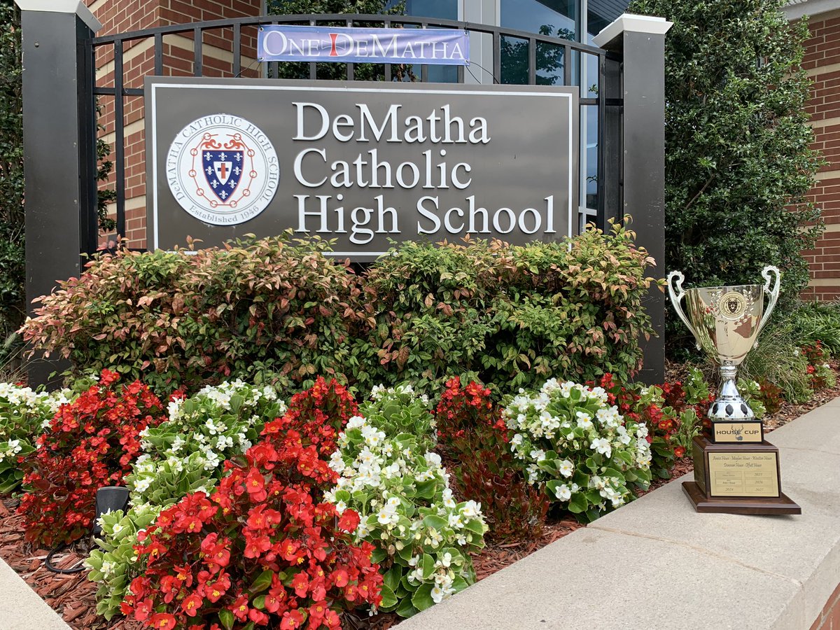 DMHouseCup's tweet photo. Everyone knows where the @DeMathaCatholic House Cup is today!! First day of classes with all the awesome Gentlemen and Scholars!! #OneStrongBrotherhood #LetsGoStags https://t.co/xeGlGlA2Vn