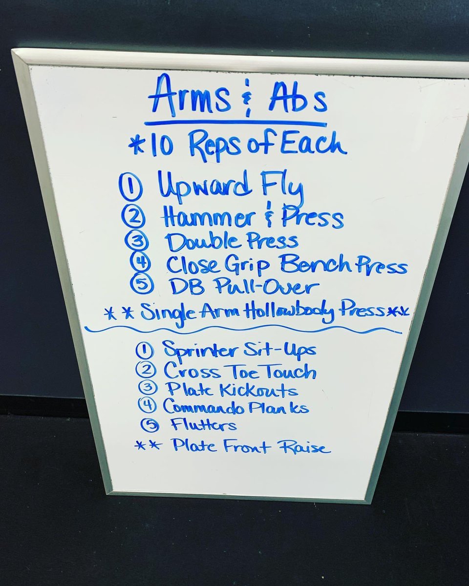 salem_odell's tweet photo. Todays 5AM each set x8 #studio6 #2025grad #furyplatinum #crossfit https://t.co/tJg1TNuboq