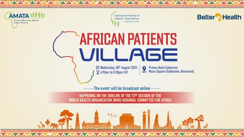 On the sidelines of <a href="/WHOAfro/">WHO African Region</a> #RC73 we are hosting the 'African Patients Village' a patient-led multistakeholder arena to address health challenges &amp; promote patient-centred health systems in Africa.
Register here➡️ bit.ly/3sq4tmz
This event is also be broadcasted online.