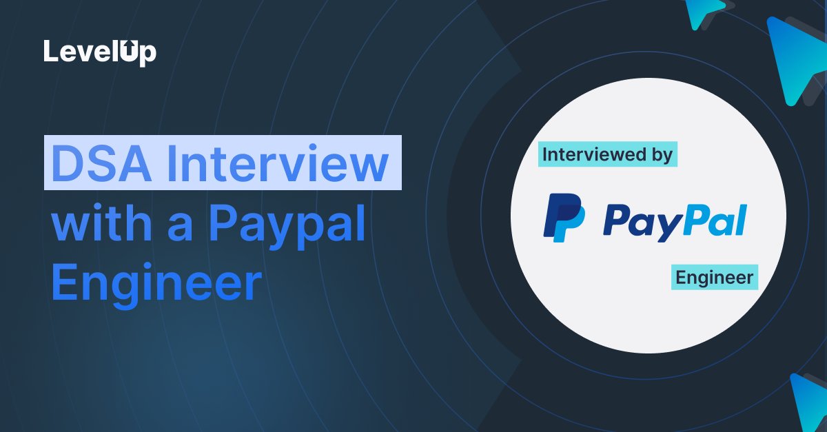 LevelUpIncHQ's tweet photo. Experience the thrill of a live #interview with a #PayPal engineer! Witness how #DSA problems are tackled and feedback interpreted.

Watch the entire video on https://t.co/X5aZGNd87f

#InterviewTips #JobSeekers #IndustryExperts #InterviewInsights #PayPalInterviewer #mockinterview https://t.co/l7QXA2VCJ4