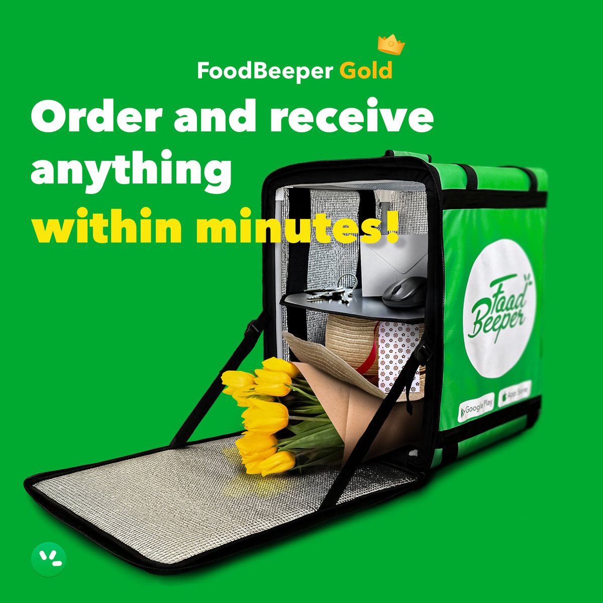 WajeezGlobal's tweet photo. It's true. FoodBeeper couriers will now run delivery errands for you. Efficiently send or receive items within your city using "My Errands" tab, an exclusive feature for our FoodBeeper Gold members. Get your free trial now >> https://t.co/ZRuMqf4XrM
#FoodBeeper #deliveryApp https://t.co/zUHYWsEXOj