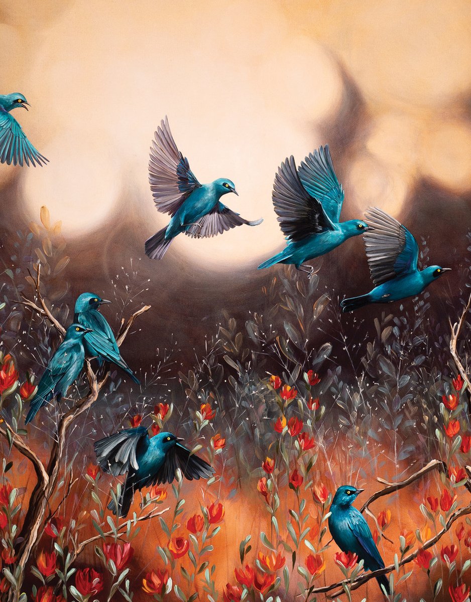 Let us know what you think of the cover image for our latest issue of African Birdlife magazine, by Zimbabwean 🇿🇼 artist Nicole Sanderson. Check out her portfolio inside this issue too.

👀 Look out for it in stores now!
