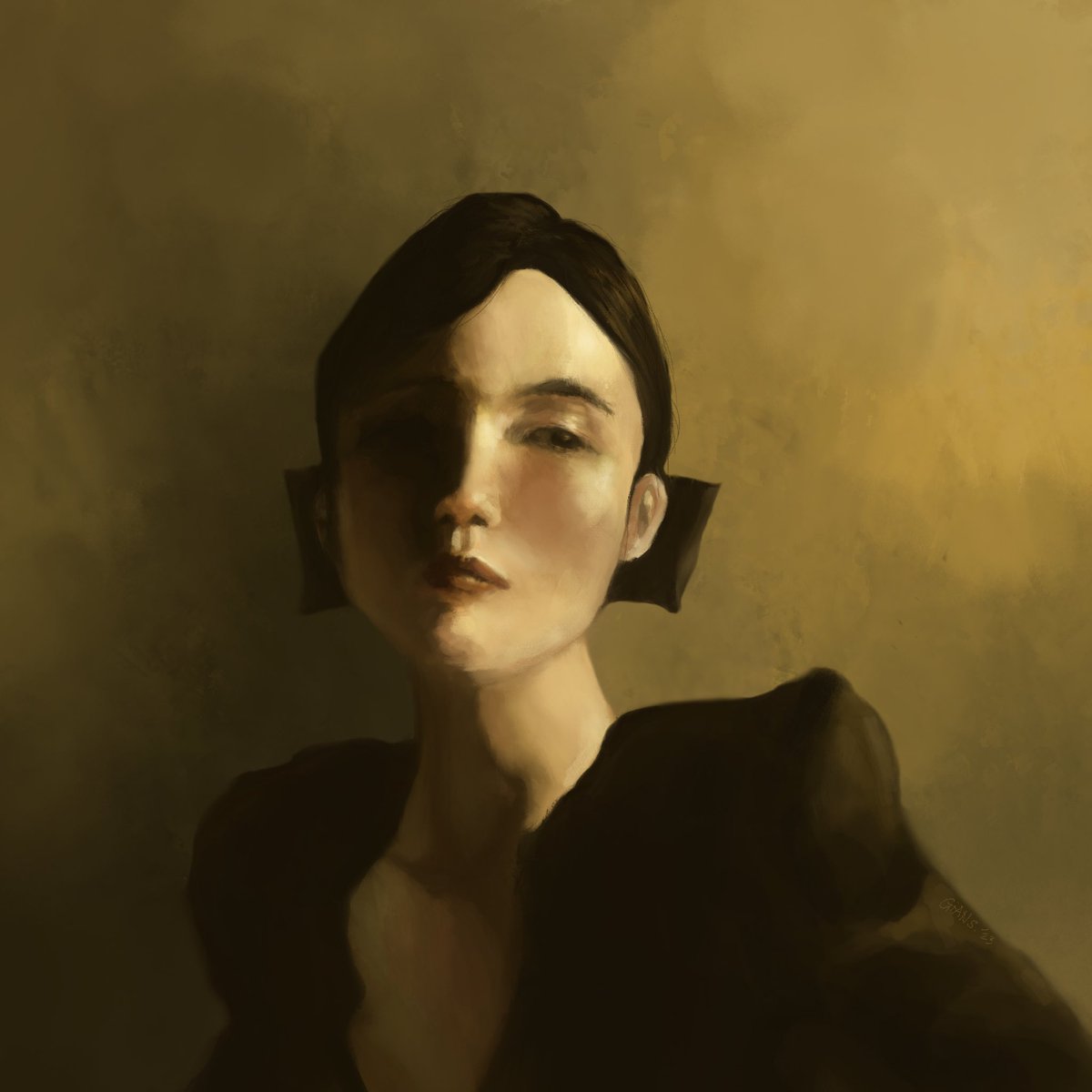 A break from the bearded and wrinkled subjects. 🎨