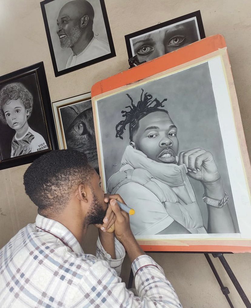 legitngnews's tweet photo. Nigerians draw abeeeeg!!!

A young Nigerian artist called Prince Dan makes an amazing pencil portrait of American rapper, Lilbaby!

How impressive is this?

📸: @prince_d_art @lilbaby (Instagram)

#legitng #legitposts #nigerianartist #tuesdaythoughts https://t.co/5XQzrUmtNB