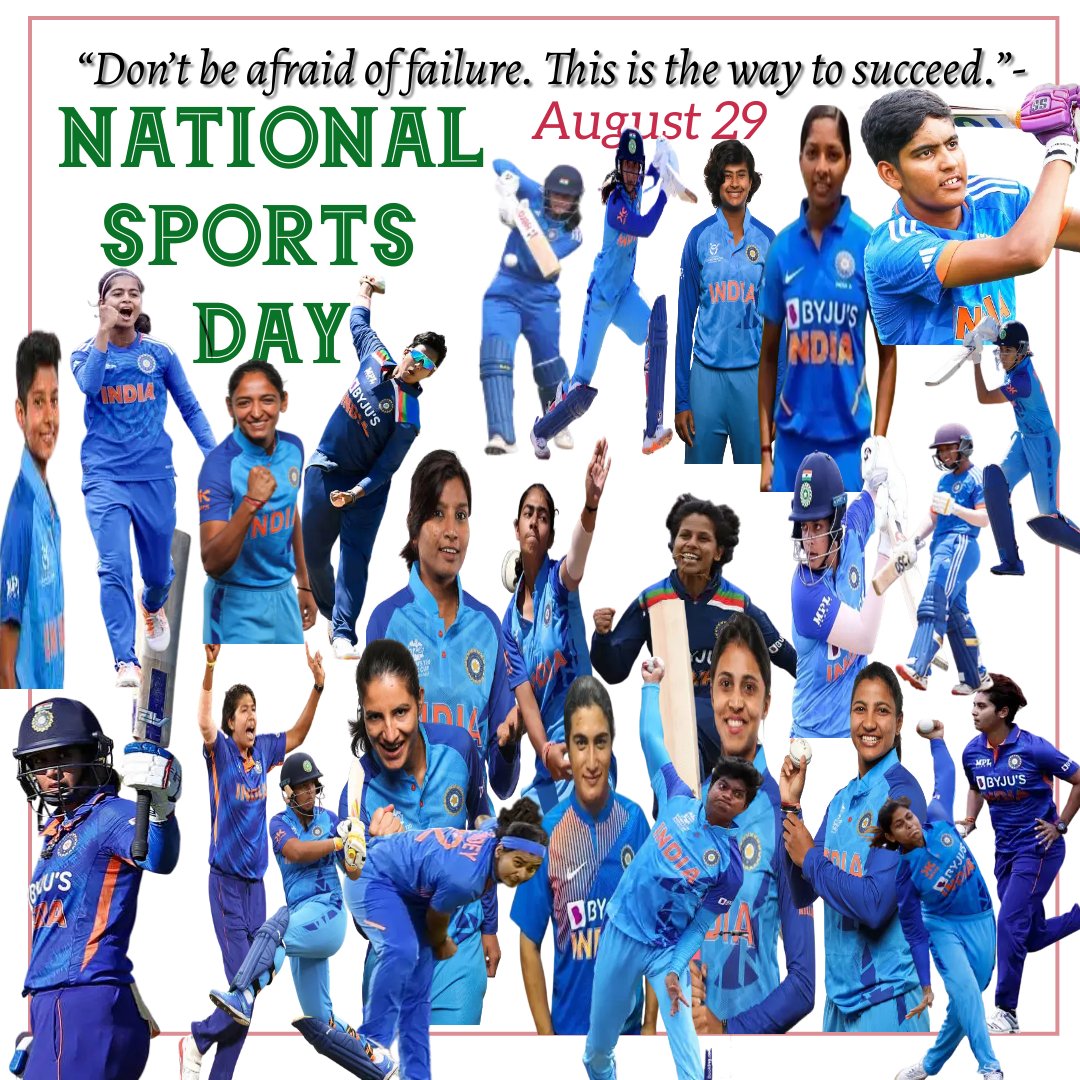 Happy National Sport Day

#CricketTwitter  #NationalSportsDay2023